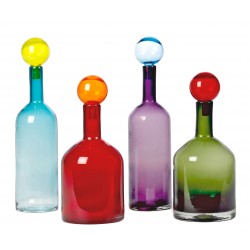 Carafe Bubbles & Bottles multi - lot de 4