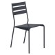 Chaise Facto anthracite / carbone