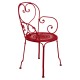 Fauteuil 1900 coquelicot