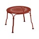 Table basse 1900 ocre rouge