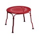 Table basse 1900 coquelicot