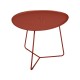 Table basse Cocotte ocre rouge