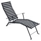 Chaise longue Bistro anthracite / carbone