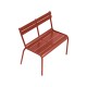 Banc enfant Luxembourg ocre rouge