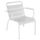 Fauteuil Lounge LUXEMBOURG blanc coton