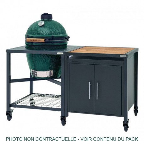 Big Green Egg - Pack Table modulaire + Meuble placard