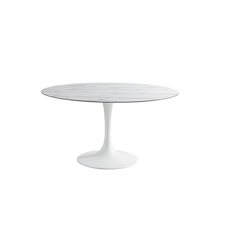 Table Korol ø140 avec dalle de verre
