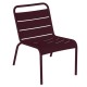 Chaise Lounge LUXEMBOURG cerise noire