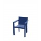 Chaise Frame Accoudoirs Notte Blue