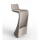 Tabouret Wing Laqué Taupe