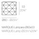 Lampe ø60x53 Marquis Plan
