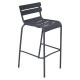 Tabouret de bar Luxembourg anthracite / carbone