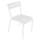 Chaise Luxembourg blanc coton