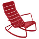 Rocking chair Luxembourg coquelicot