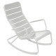 Rocking chair Luxembourg gris métal