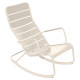 Rocking chair Luxembourg sable opaque / lin
