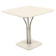 Table 80 x 80 Luxembourg sable opaque / lin