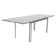 Table extensible COSTA gris métal
