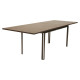 Table extensible COSTA rouille