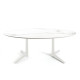 Table Multiple Low / plateau marbre ovale / intérieur
